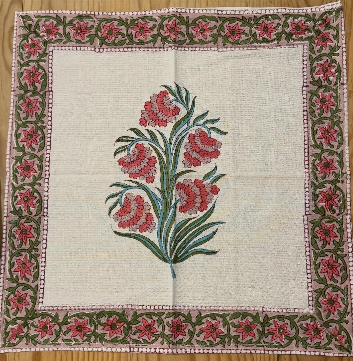 Mantel CHAMELEE ROSA 140x230 6 servilletas