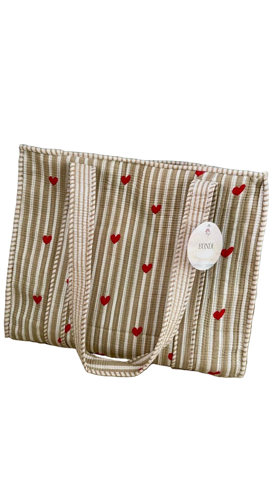 Bolso corazones 40x40x12