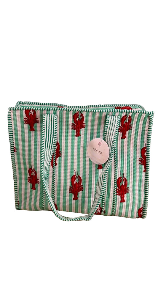 Bolso Langostas verde menta